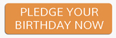 Button inviting users to pledge their birthday to support Saving Moses, featuring bold white text on an orange background.