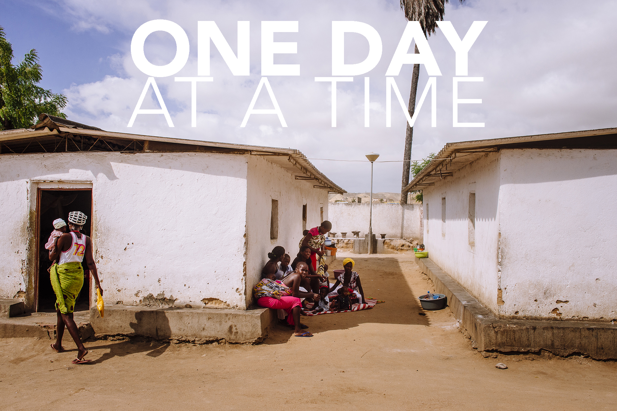 Mothers and children in a malnutrition clinic in Angola, showcasing daily life and community support, with therapeutic milk and care for severely malnourished infants.