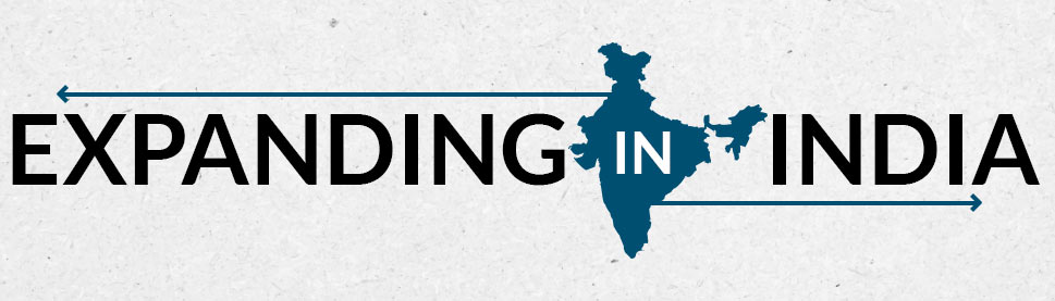 Expanding in India graphic featuring the outline of India, emphasizing the growth and support initiatives of Saving Moses for vulnerable children.
