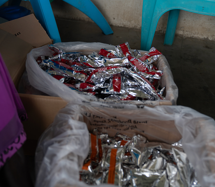 Therapeutic milk supplies delivered by Saving Moses